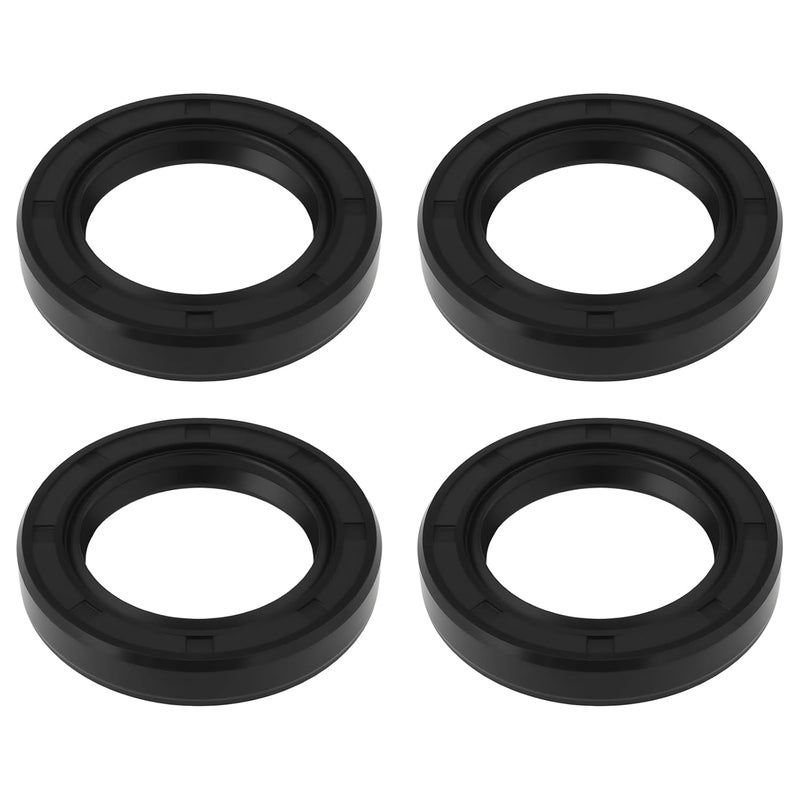OTOTEC 4X TC Double Lip Skeleton Oil Seal 32x48x8mm NBR for Industrial Sealing Black - Image 1